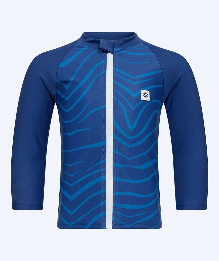 Watery koszulka UV dla dzieci - Fjord Rashguard z długimi rękawami - Ciemnoniebieski - Image 10