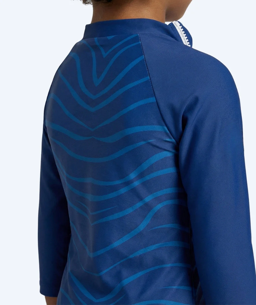 Watery koszulka UV dla dzieci - Fjord Rashguard z długimi rękawami - Ciemnoniebieski - Image 4