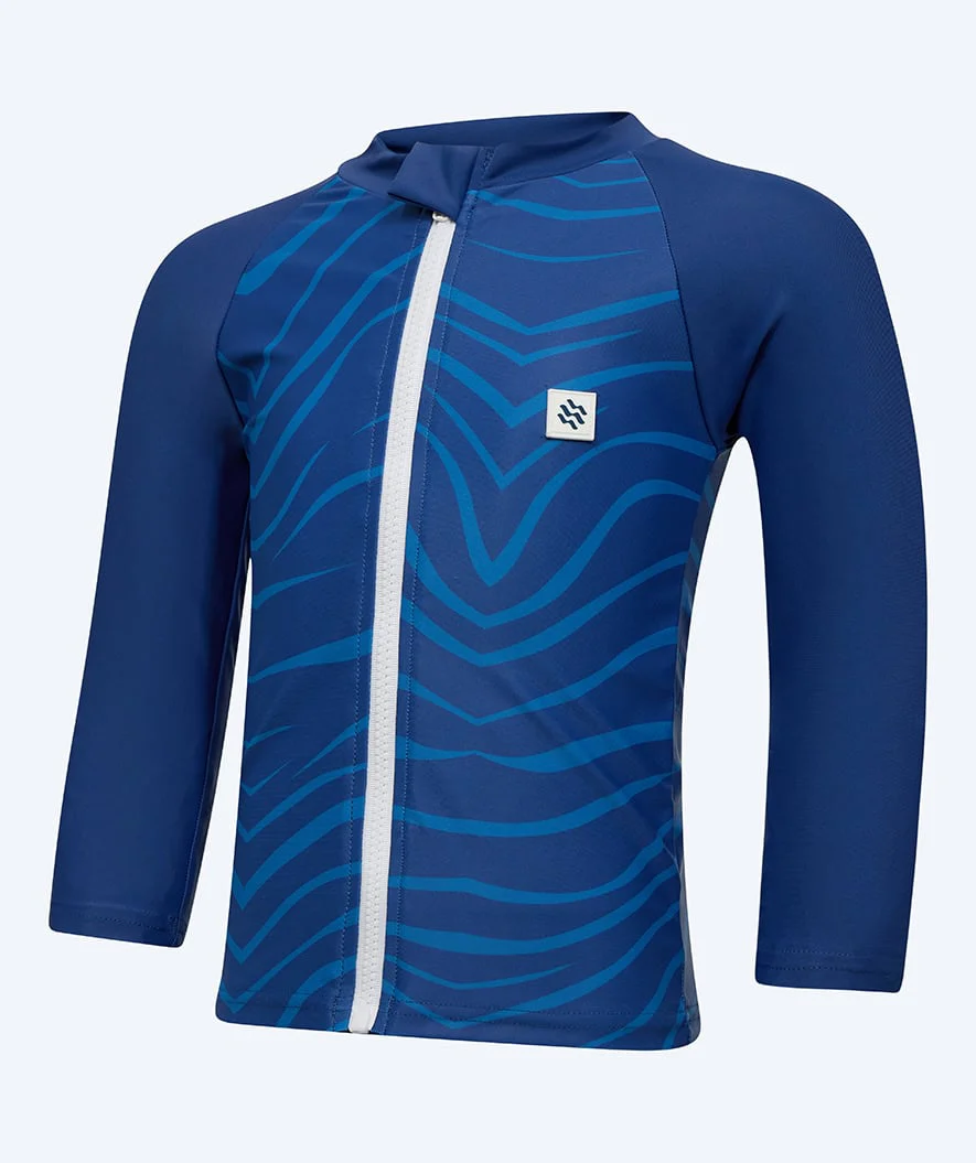 Watery koszulka UV dla dzieci - Fjord Rashguard z długimi rękawami - Ciemnoniebieski - Image 9