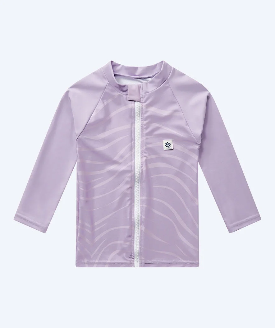 Watery koszulka UV dla dzieci - Fjord Rashguard z długimi rękawami - Fioletowy - Image 10
