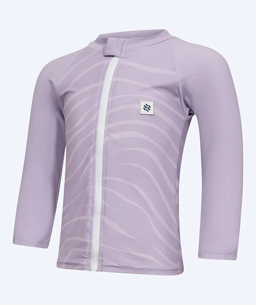 Watery koszulka UV dla dzieci - Fjord Rashguard z długimi rękawami - Fioletowy - Image 7
