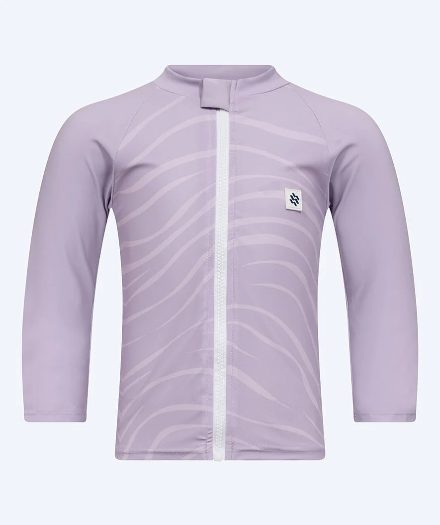 Watery koszulka UV dla dzieci - Fjord Rashguard z długimi rękawami - Fioletowy - Image 8