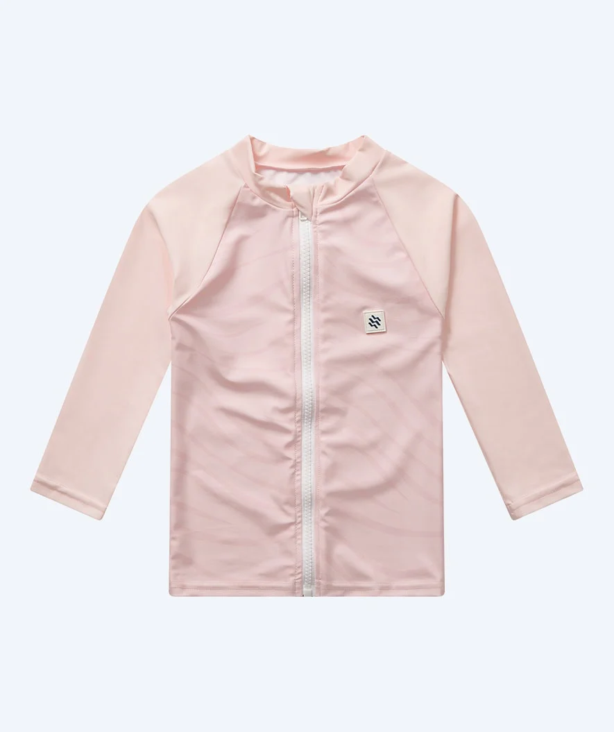 Watery koszulka UV dla dzieci - Fjord Rashguard z długimi rękawami - Różowa - Image 10