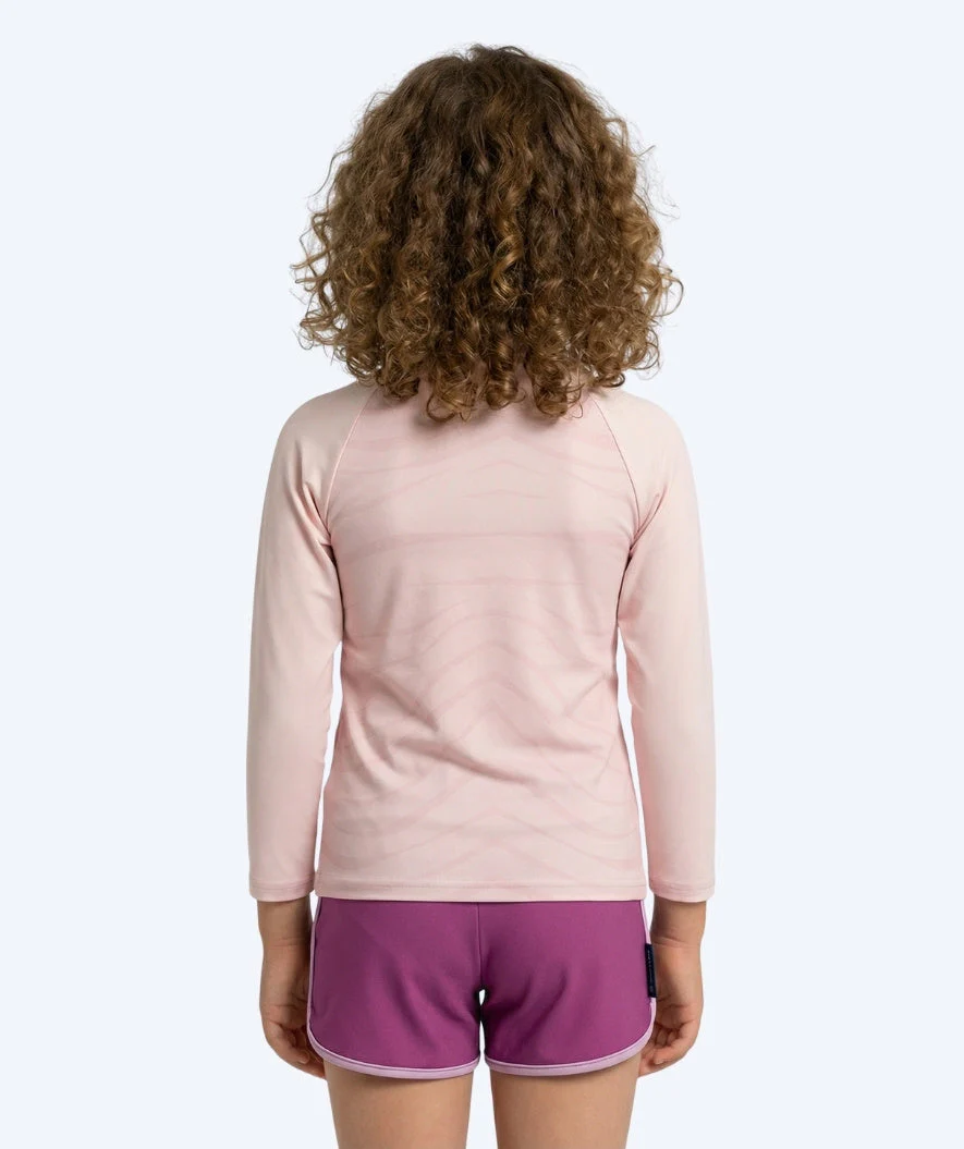 Watery koszulka UV dla dzieci - Fjord Rashguard z długimi rękawami - Różowa - Image 2