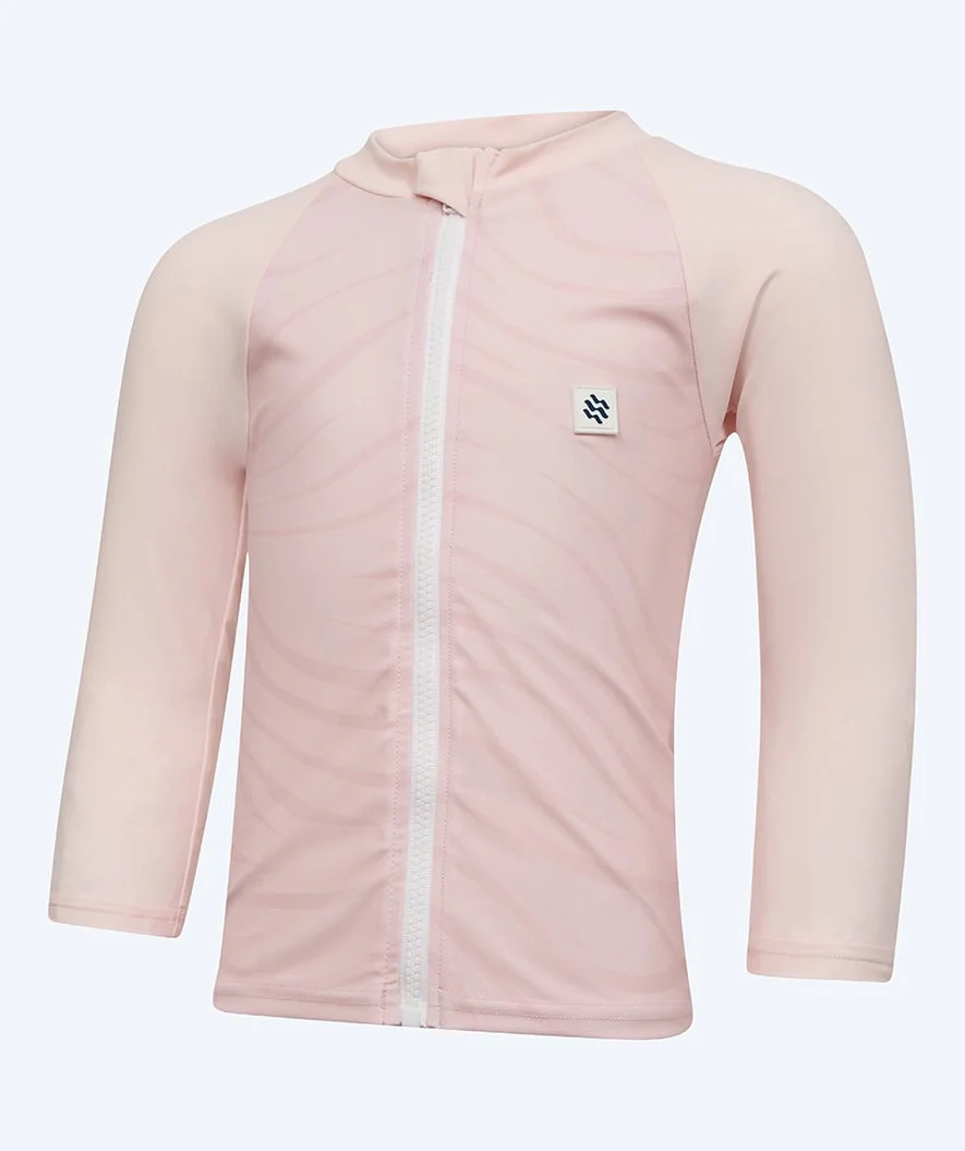 Watery koszulka UV dla dzieci - Fjord Rashguard z długimi rękawami - Różowa - Image 7