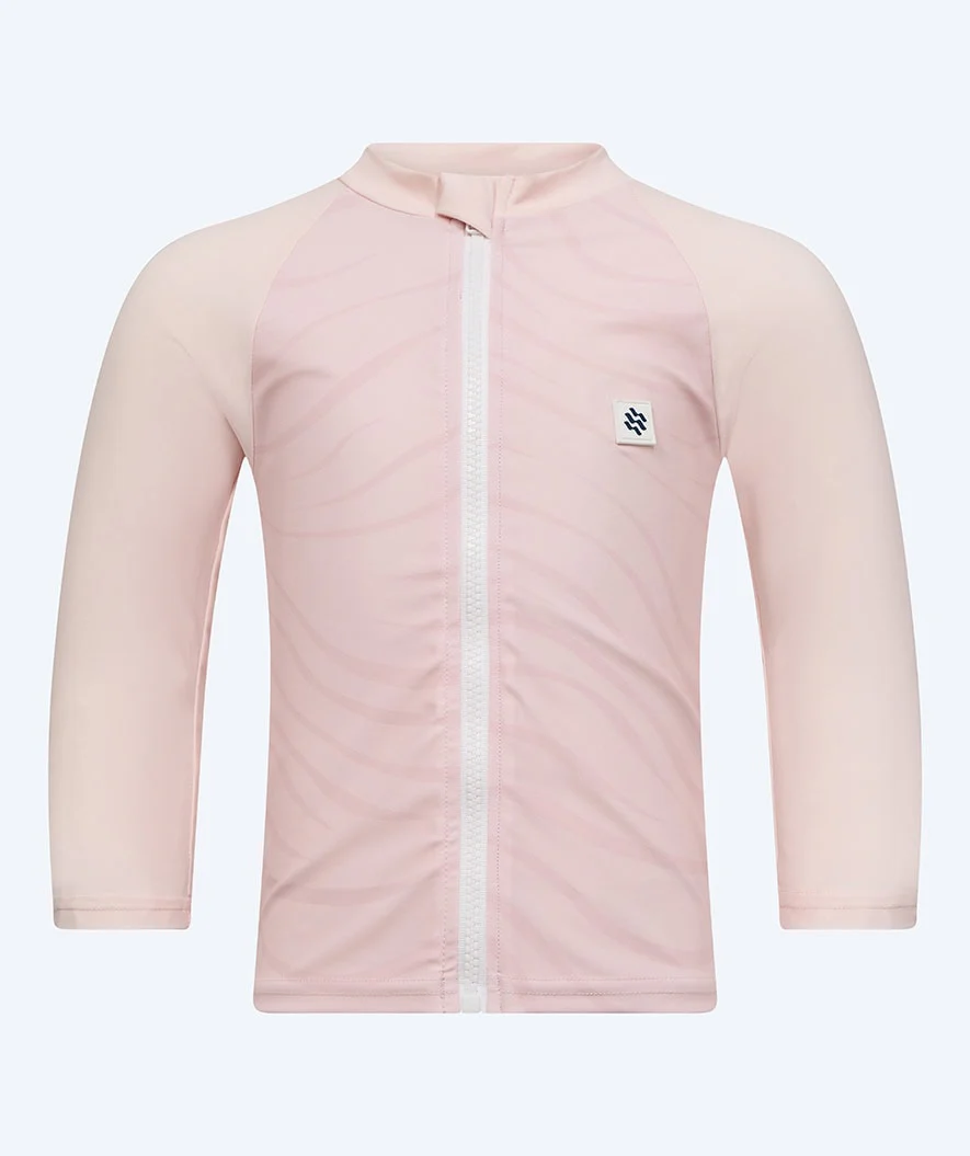 Watery koszulka UV dla dzieci - Fjord Rashguard z długimi rękawami - Różowa - Image 8