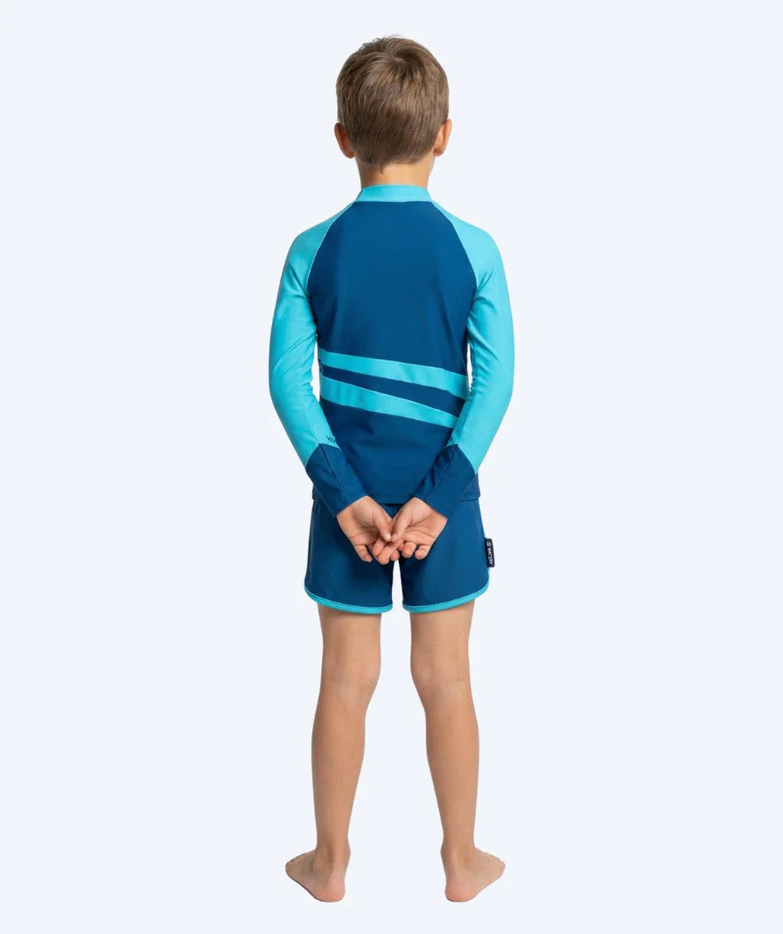 Watery koszulka UV dla dzieci - Manami Rashguard z długimi rękawami - Atlantic Blue - Image 5
