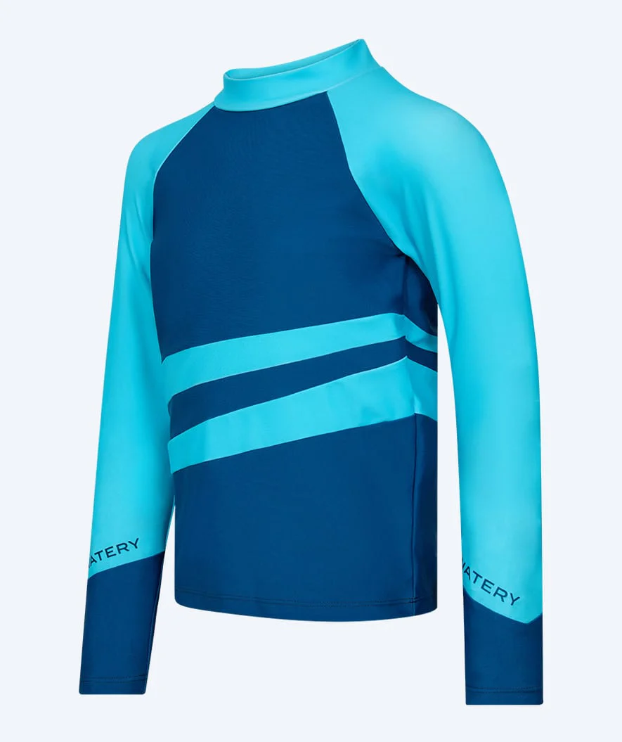 Watery koszulka UV dla dzieci - Manami Rashguard z długimi rękawami - Atlantic Blue - Image 8