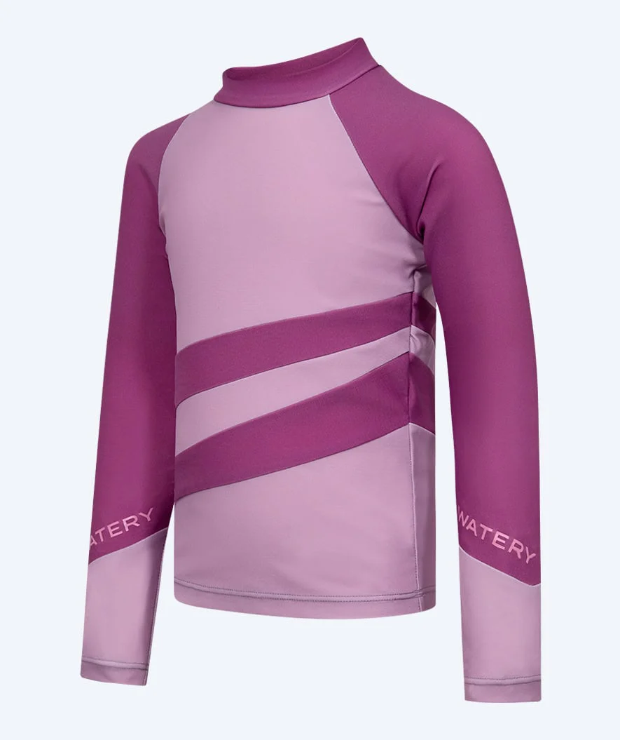 Watery koszulka UV dla dzieci - Manami Rashguard z długimi rękawami - Atlantic Purple - Image 4