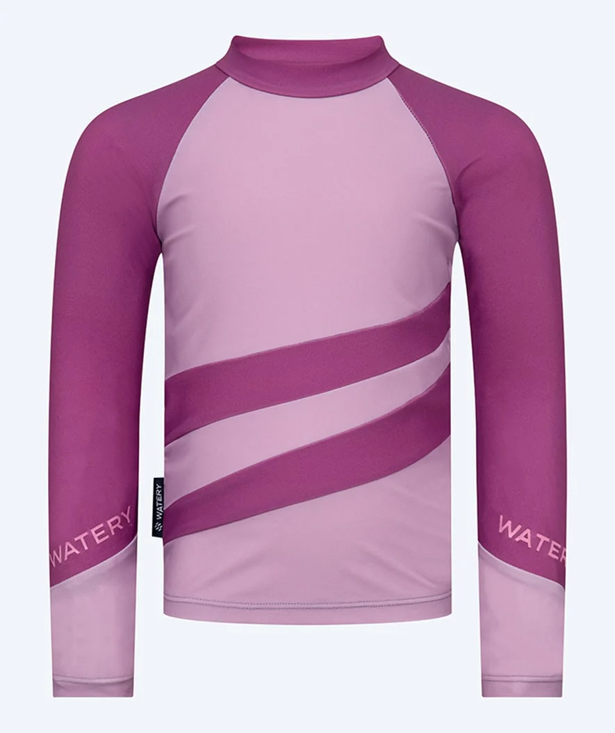 Watery koszulka UV dla dzieci - Manami Rashguard z długimi rękawami - Atlantic Purple - Image 5