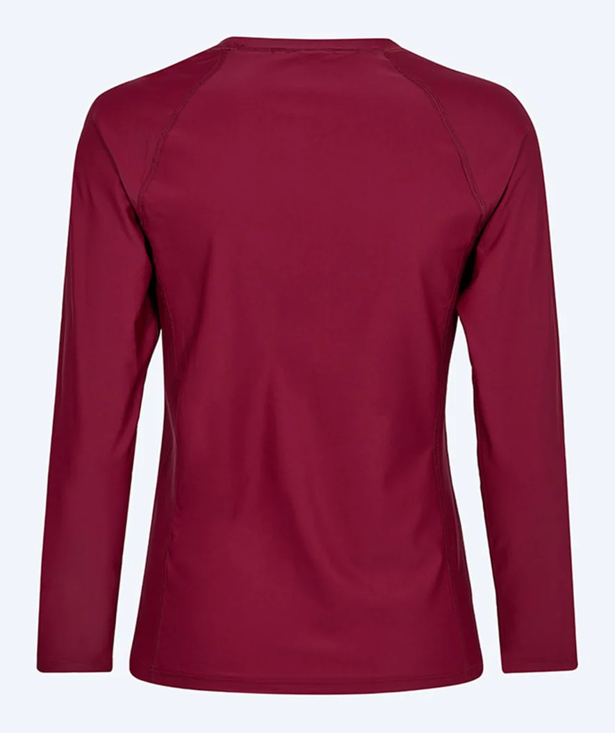 Watery koszulka UV dla kobiet - Remington Rashguard z długim rękawem - Ciemnoczerwona - Image 10