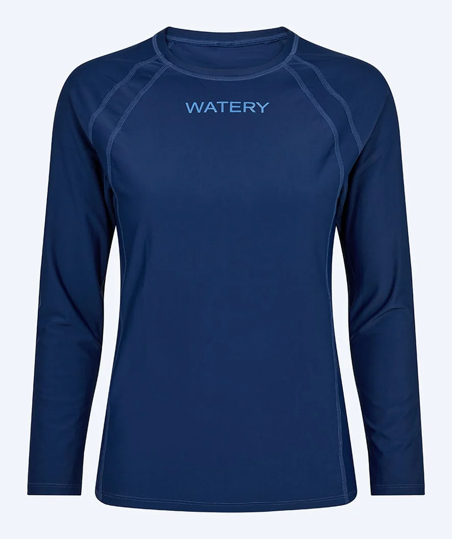 Watery koszulka UV dla kobiet - Remington Rashguard z długim rękawem - Ciemnoniebieska - Image 10