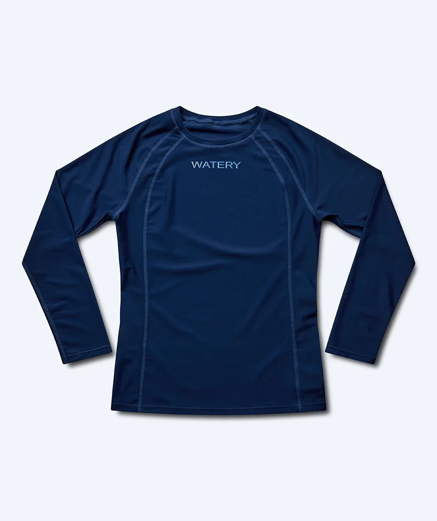 Watery koszulka UV dla kobiet - Remington Rashguard z długim rękawem - Ciemnoniebieska - Image 12