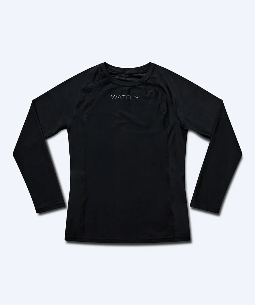 Watery koszulka UV dla kobiet - Remington Rashguard z długim rękawem - Czarna - Image 9