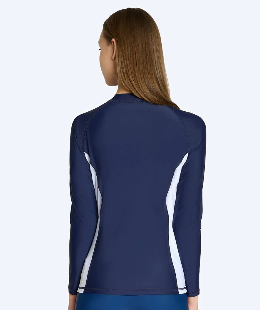 Watery koszulka UV dla kobiet - Talcott Rashguard z długimi rękawami - Granatowa/biała - Image 2
