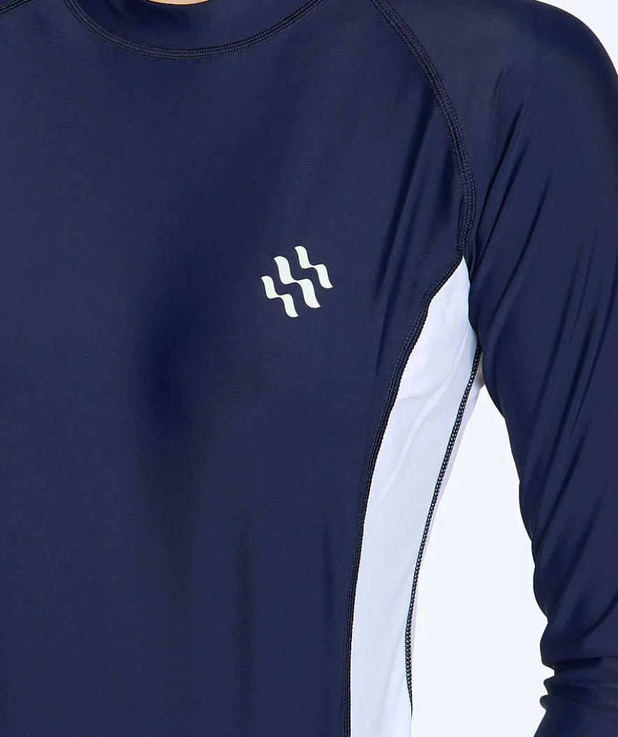 Watery koszulka UV dla kobiet - Talcott Rashguard z długimi rękawami - Granatowa/biała - Image 8