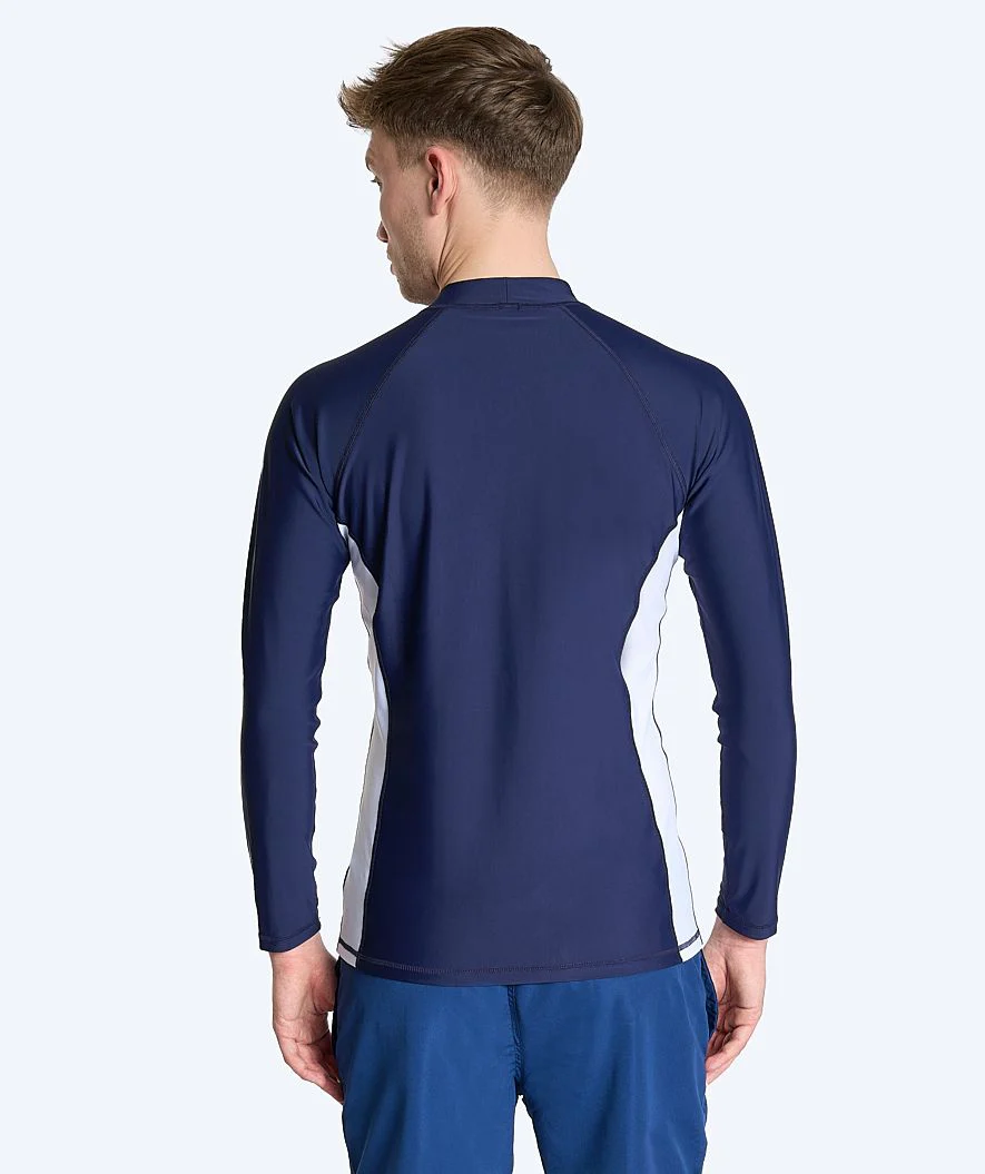 Watery koszulka UV dla mężczyzn - Talcott Rashguard z długimi rękawami - Ciemnoniebieski/biały - Image 2