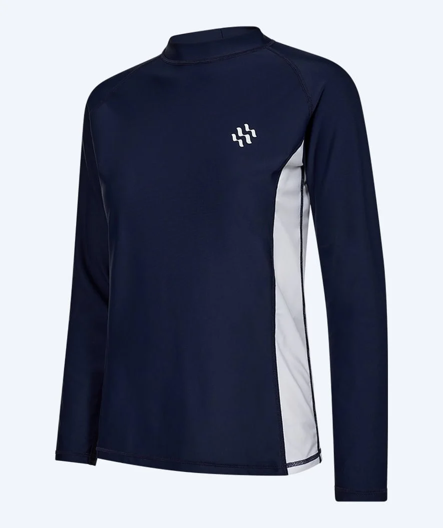 Watery koszulka UV dla mężczyzn - Talcott Rashguard z długimi rękawami - Ciemnoniebieski/biały - Image 5