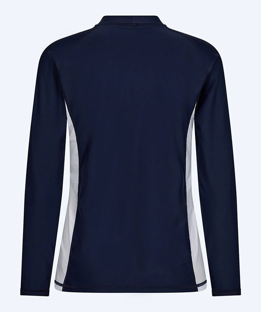 Watery koszulka UV dla mężczyzn - Talcott Rashguard z długimi rękawami - Ciemnoniebieski/biały - Image 7