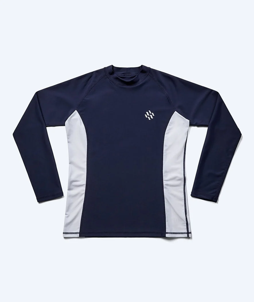 Watery koszulka UV dla mężczyzn - Talcott Rashguard z długimi rękawami - Ciemnoniebieski/biały - Image 8