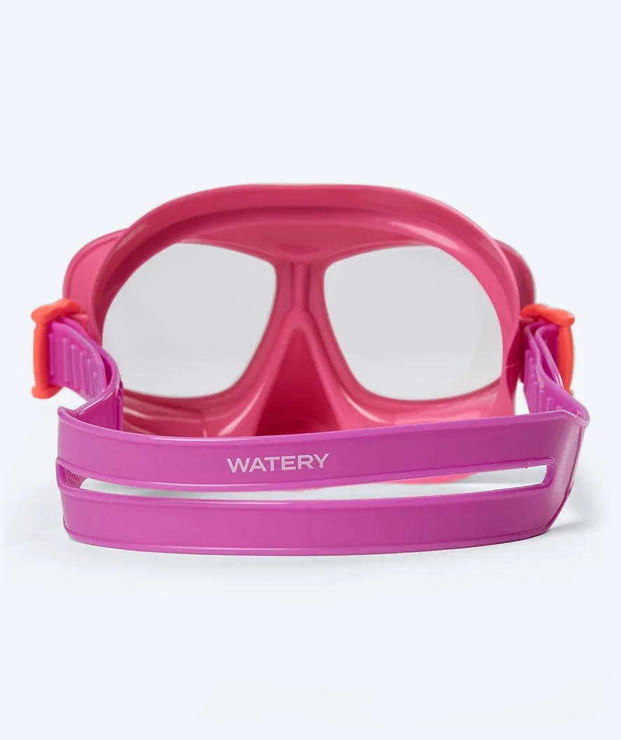 Watery maska do nurkowania dla dzieci (4-10 lat) - Wyre - Jasnoróżowy/fioletowy - Image 5