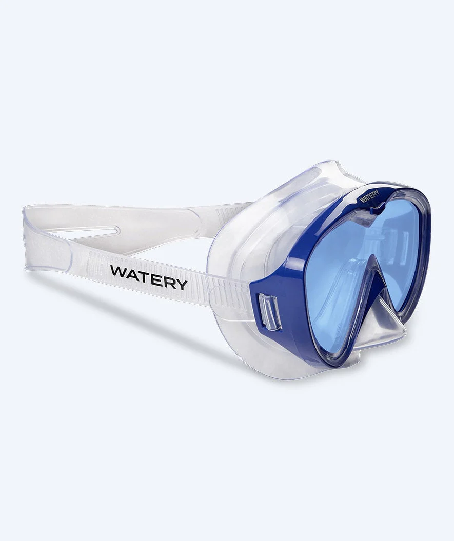 Watery maska do nurkowania dla młodzieży (8-15) - Nerina - Niebieski/niebieski - Image 2