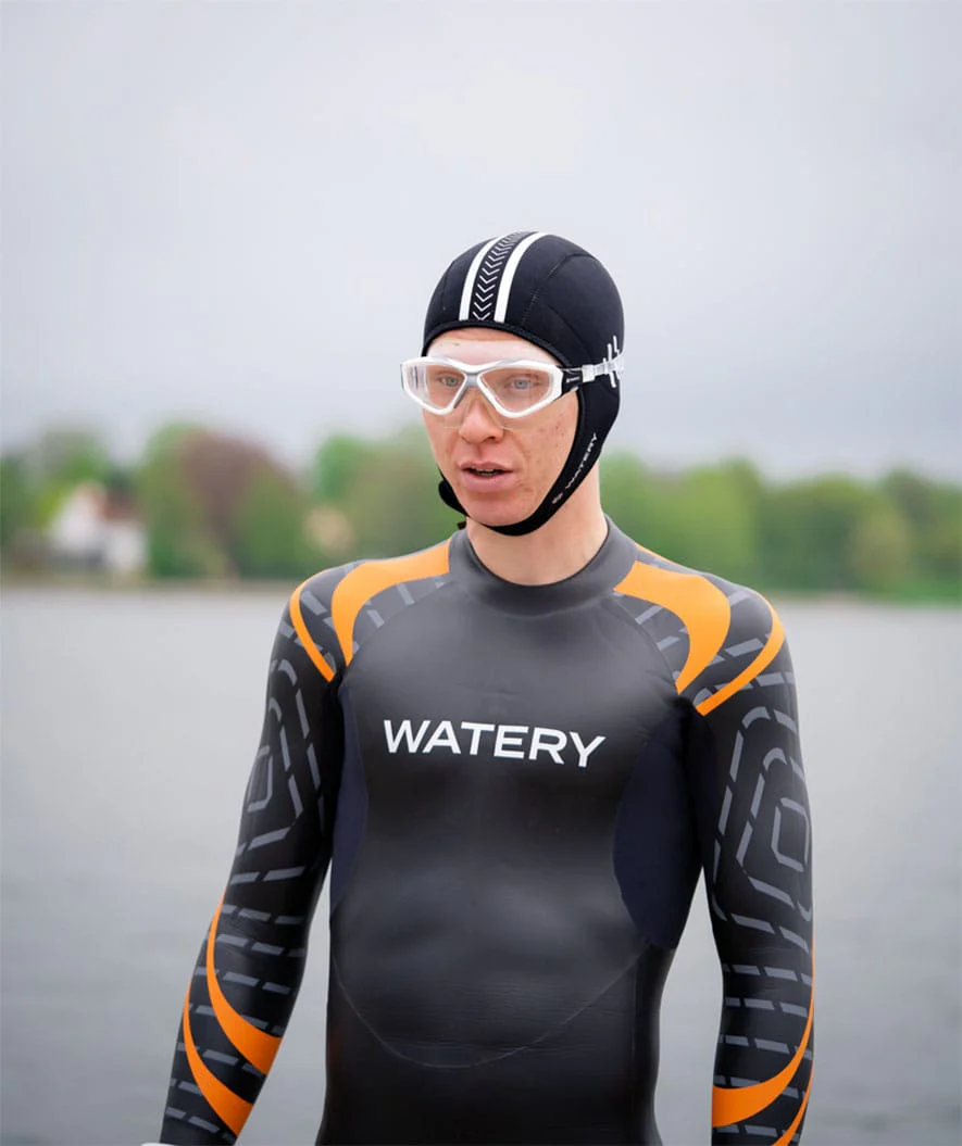 Watery maska do pływania dla dorosłych - Mantis - Biała/szara - Image 16