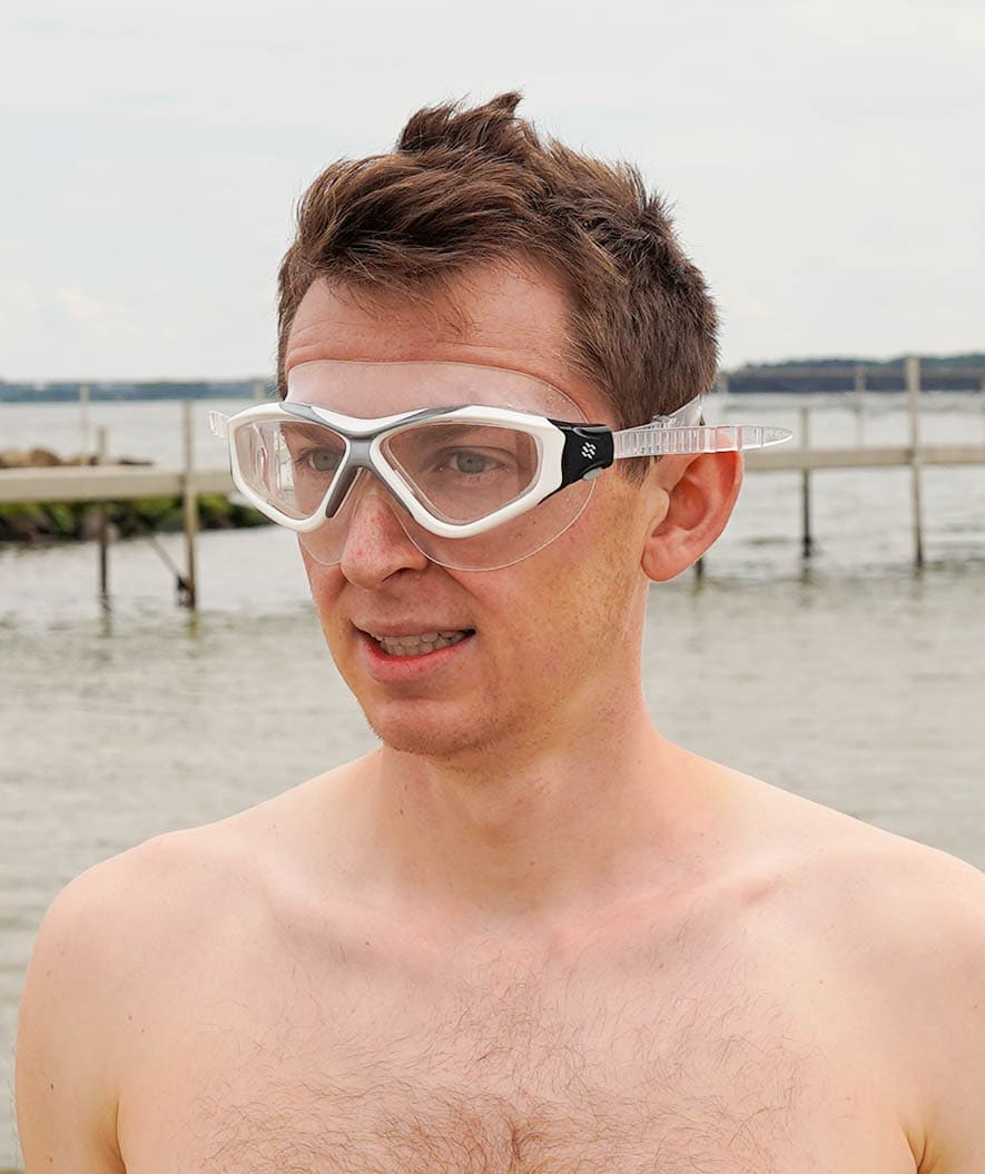 Watery maska do pływania dla dorosłych - Mantis - Różowy/przezroczysty - Image 5