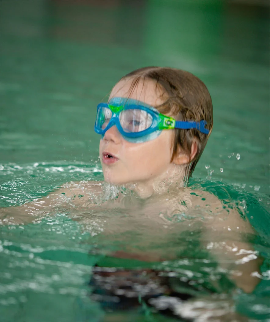 Watery okulary do pływania dla dzieci - Mantis 2.0 - Atlantic Niebieskie/przezroczyste - Image 13
