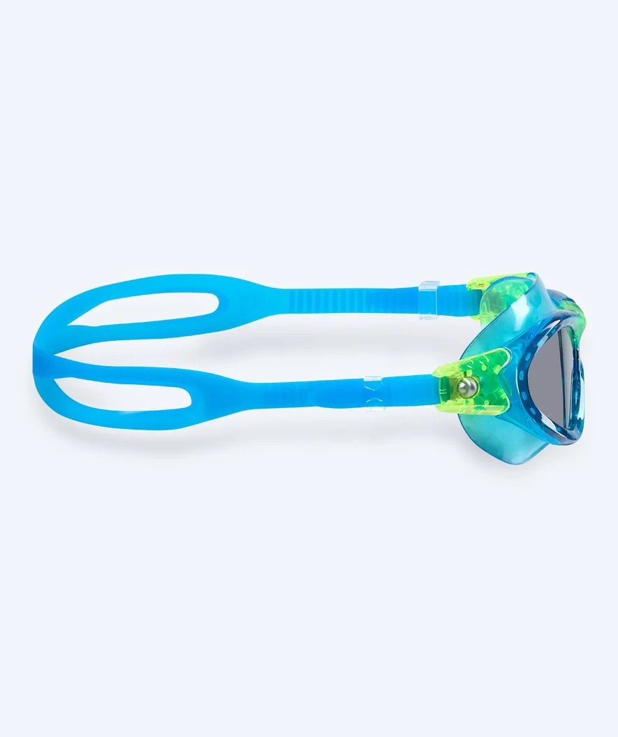 Watery okulary do pływania dla dzieci - Mantis 2.0 - niebieskie (przydymione szkła) - Image 4