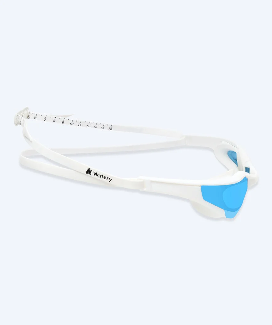 Watery okulary do pływania - Instinct Elite Mirror - Biały/niebieski - Image 4