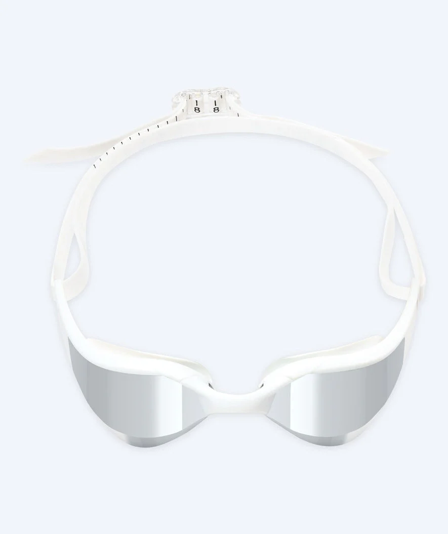 Watery okulary do pływania - Instinct Elite Mirror - Biały/srebrny - Image 2