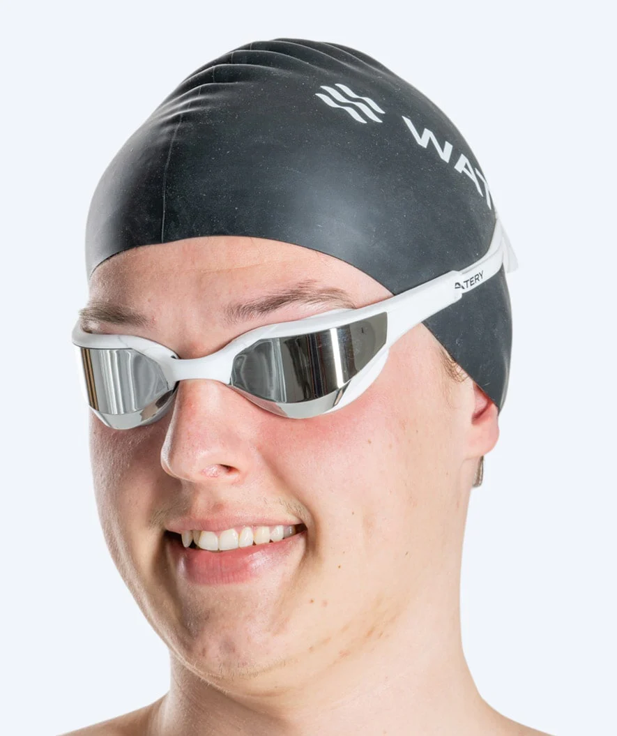 Watery okulary do pływania - Instinct Elite Mirror - Biały/srebrny - Image 8