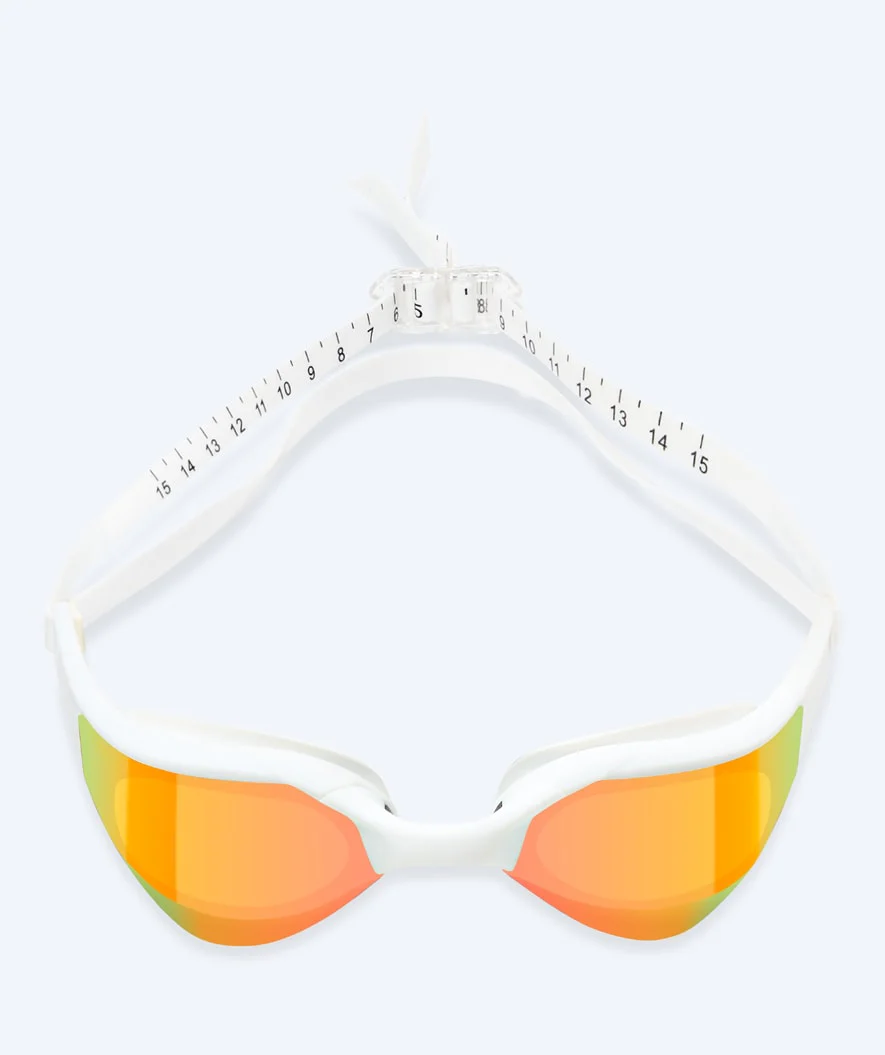 Watery okulary do pływania - Instinct Elite Mirror - Biały/złoty - Image 2