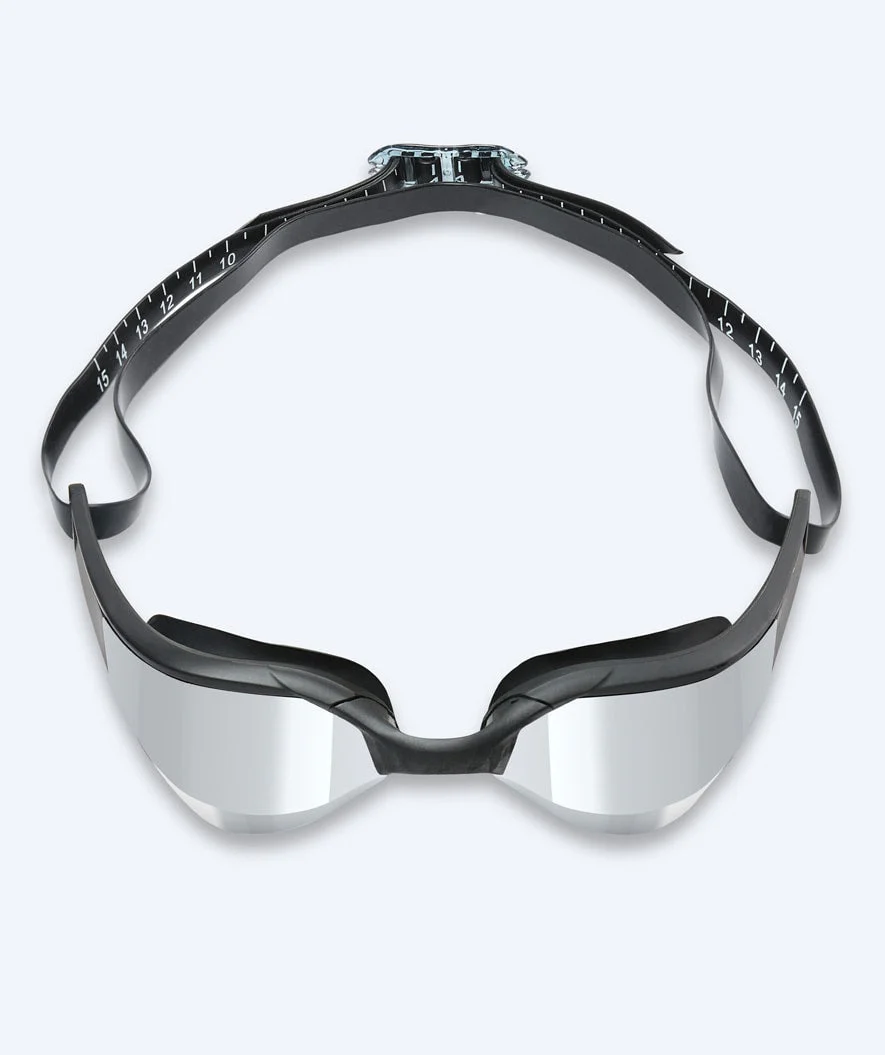 Watery okulary do pływania - Instinct Elite Mirror - Czarny/Srebrny - Image 2