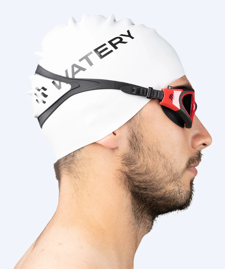 Watery okulary do pływania treningowe - Raven Active - Czarny/czerwony 1.0 - Image 12