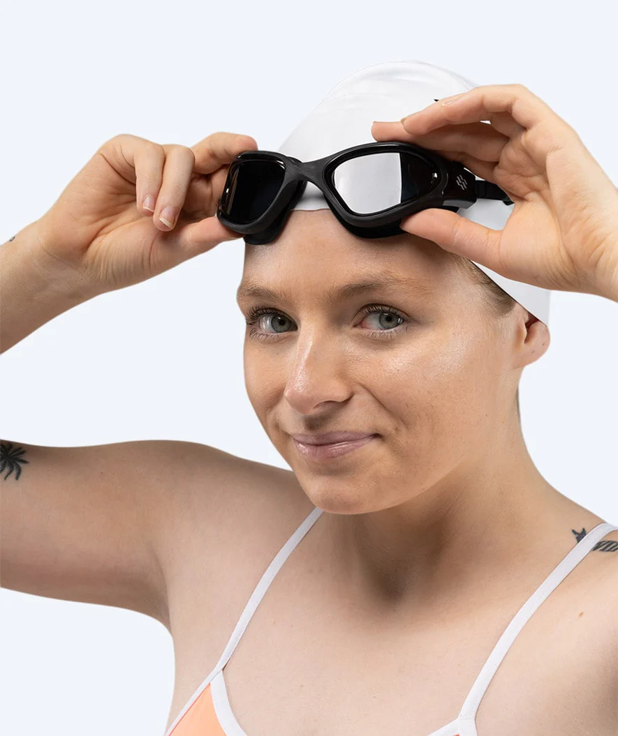 Watery okulary do pływania treningowe - Raven Active - Czarny (przydymione soczewki) - Image 10