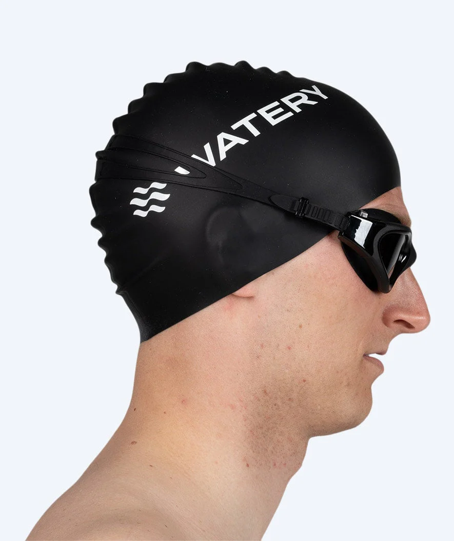 Watery okulary do pływania treningowe - Raven Active - Czarny (przydymione soczewki) - Image 15