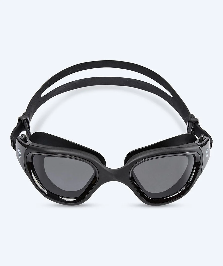 Watery okulary do pływania treningowe - Raven Active - Czarny (przydymione soczewki) - Image 2