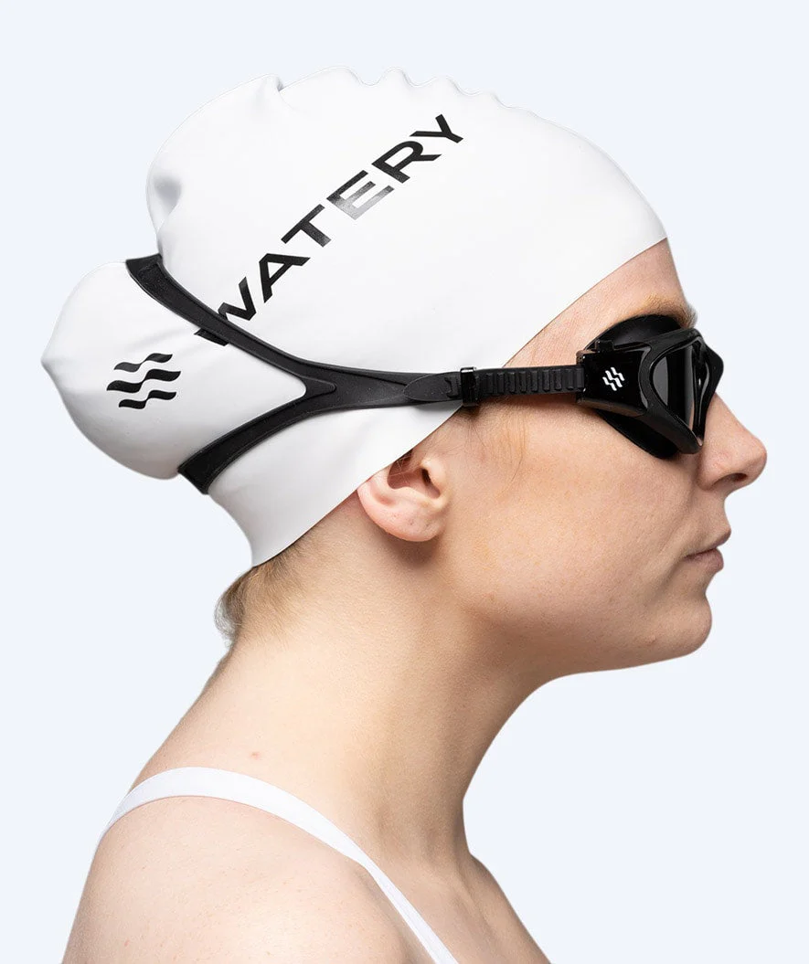 Watery okulary do pływania treningowe - Raven Active - Czarny (przydymione soczewki) - Image 9