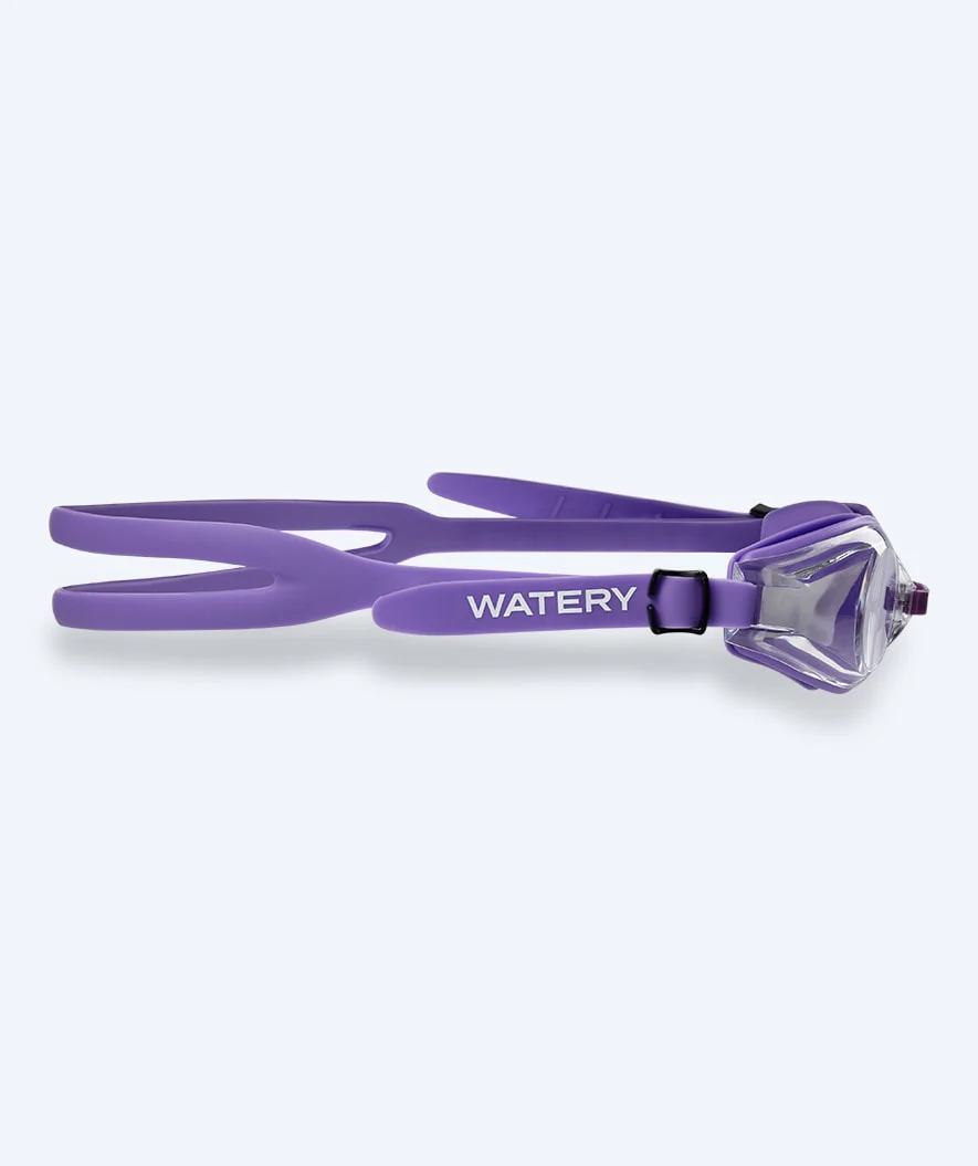 Watery okulary do pływania z korekcją dla dorosłych dalekowidzów - (+2.0) do (+4.5) - Ridley - Fioletowe - Image 5