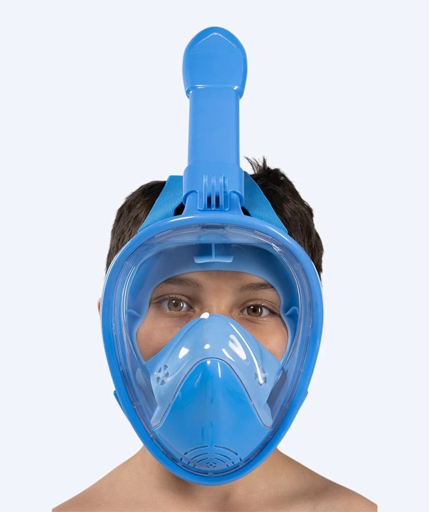 Watery pełnotwarzowa maska do snorkelingu dla dzieci - Oxygen - Atlantic Niebieski - Image 8