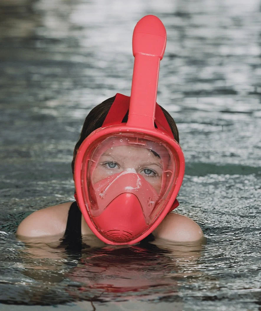 Watery pełnotwarzowa maska do snorkelingu dla dzieci - Oxygen - Atlantic Różowy - Image 14