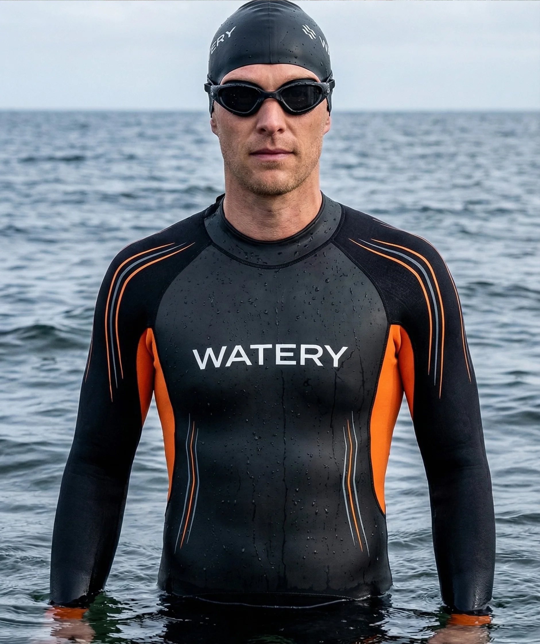Watery pianka dla mężczyzn - Reptile Core - Czarny/pomarańczowy - Image 4