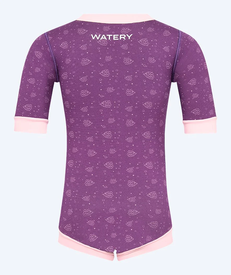 Watery pianka do pływania dla dzieci - Baia Full-Body - Atlantic Purple - Image 2