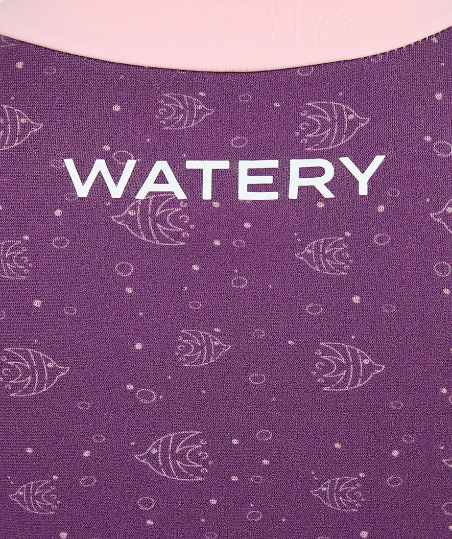Watery pianka do pływania dla dzieci - Baia Full-Body - Atlantic Purple - Image 9