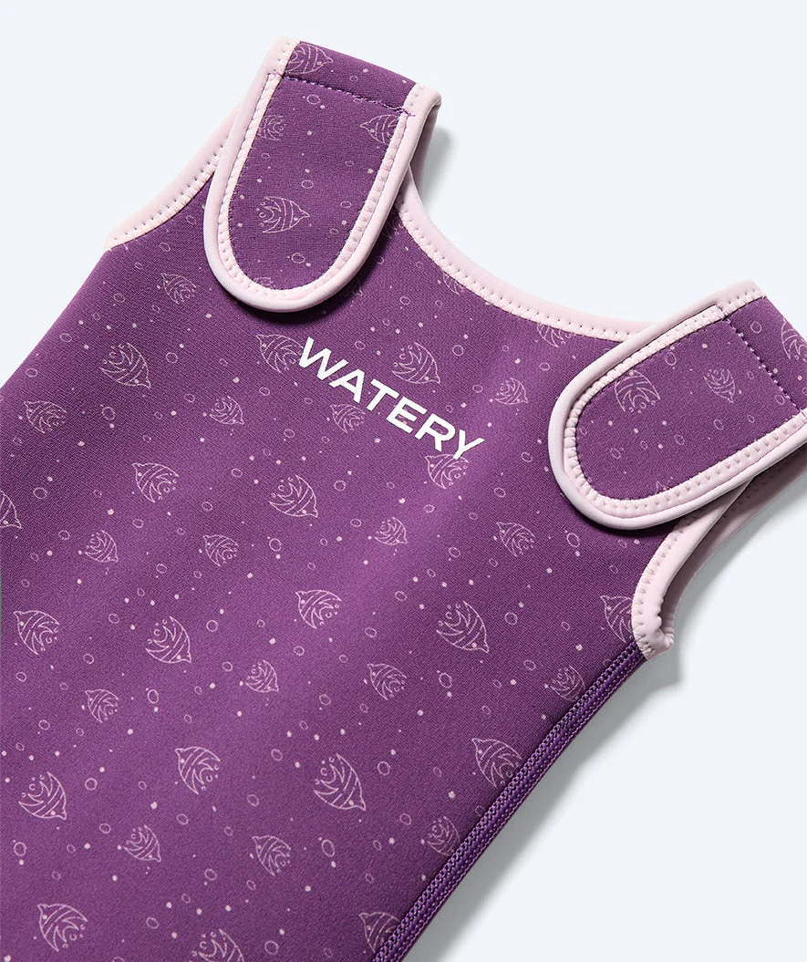 Watery pianka do pływania dla dzieci - Baia Shorty - Atlantic Purple - Image 10
