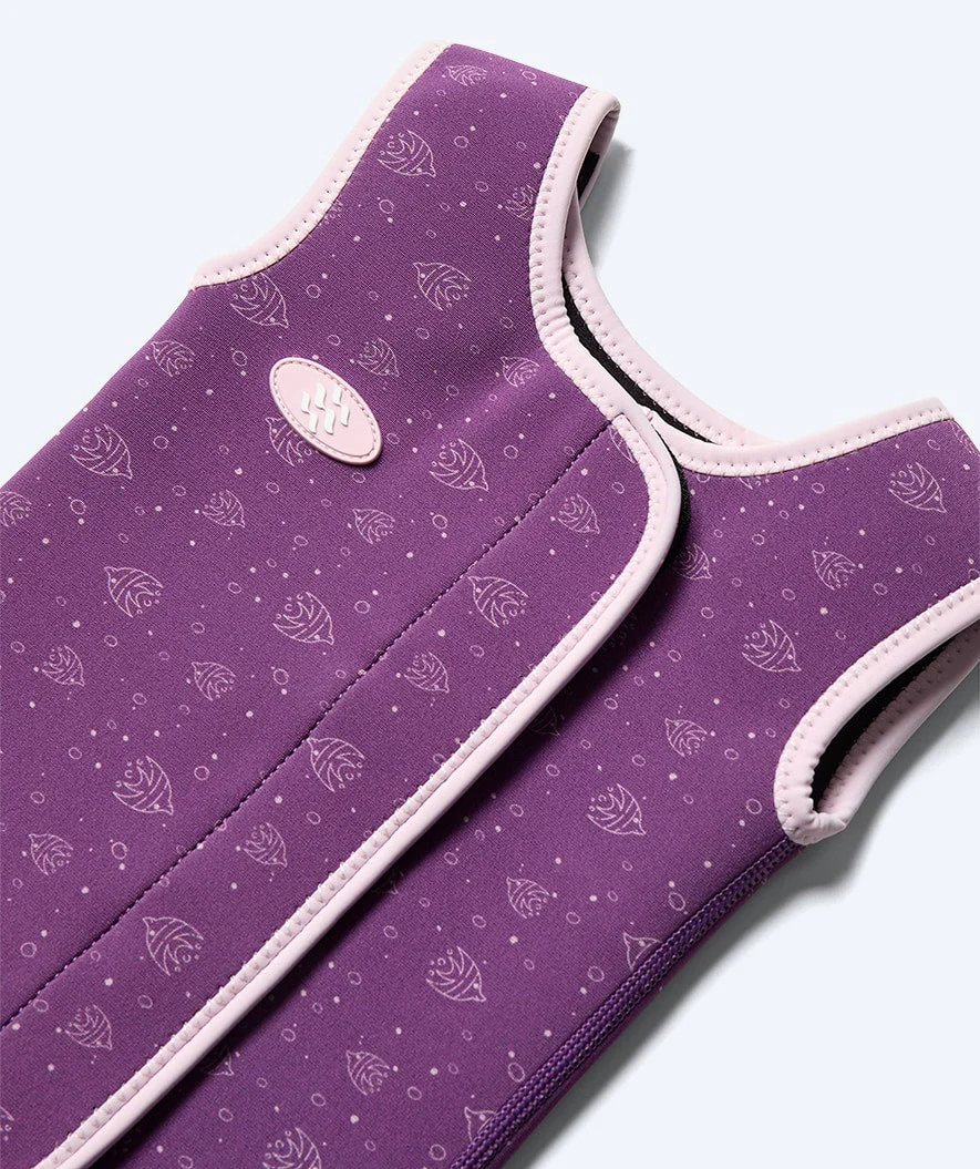 Watery pianka do pływania dla dzieci - Baia Shorty - Atlantic Purple - Image 11