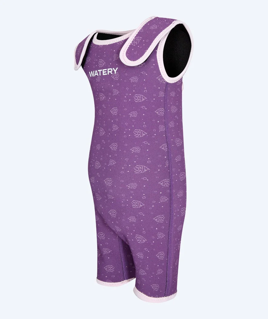 Watery pianka do pływania dla dzieci - Baia Shorty - Atlantic Purple - Image 9
