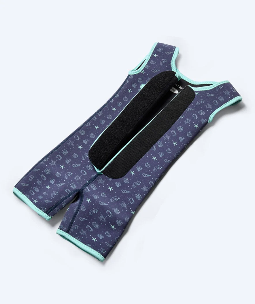 Watery pianka do pływania dla dzieci - Baia Shorty - Atlantic Turquoise - Image 10